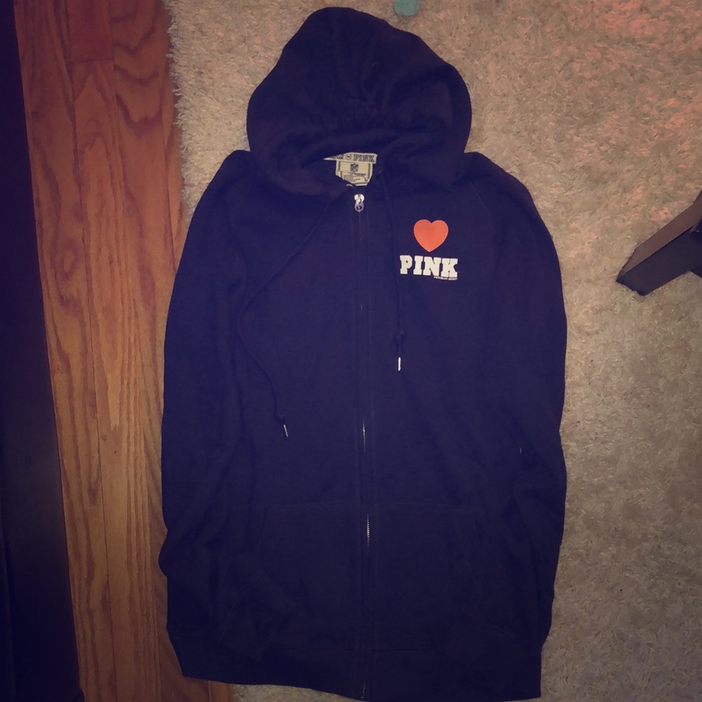 PINK CHICAGO bears zip up hoodie